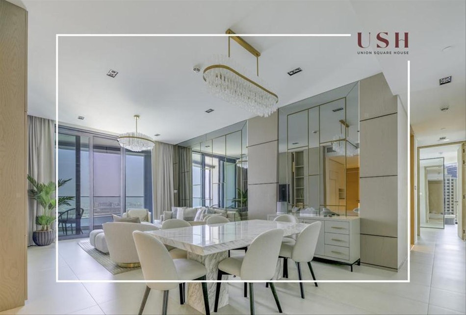 Marina View |Fully Furnished | 3 Bedroom+Maid
