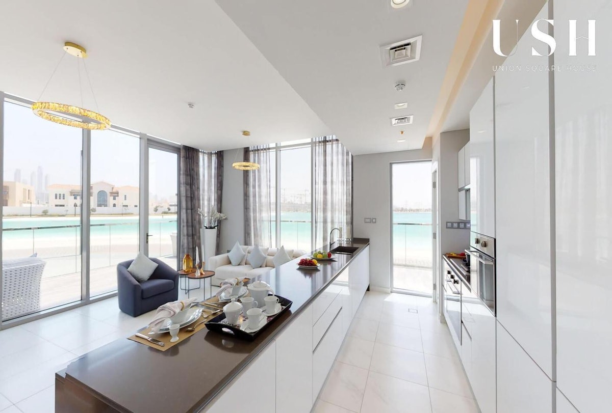 Exclusive | 1BR | High Floor | Partial Lagoon View