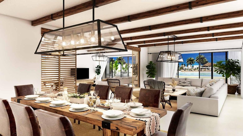 Single Row | 50-50PP | Spanish-Insp Luxury Living